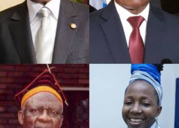 Pictured: President Paul Biya of Cameroon, Opposition leaders, Prof. Maurice Kamto, John Fru Ndi and Kah Walla