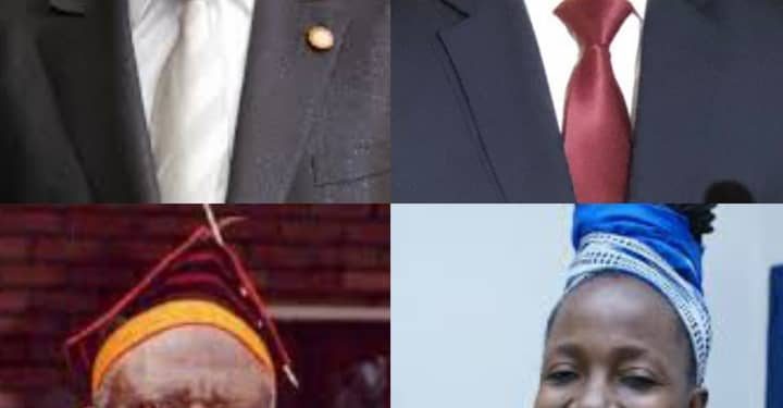 Pictured: President Paul Biya of Cameroon, Opposition leaders, Prof. Maurice Kamto, John Fru Ndi and Kah Walla