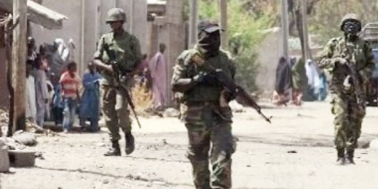 L'armée camerounaise dans les rues de la localité de DABANGA à l'extrême nord cameroun