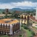 Vue aérienne du quartier adminisratif de yaounde