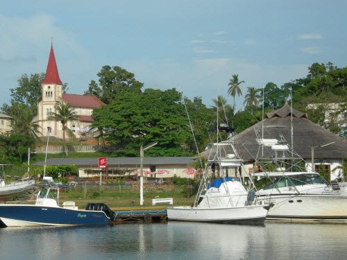 Une vue de la ville de Kribi
