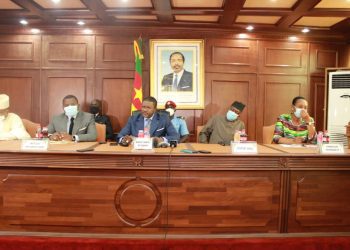 NGALLE BIBEHE Jean Ernest Massena Ministre des Transports du Cameroun.