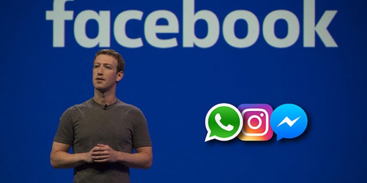 Facebook, Whatsapp and Instagram