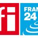 Logos de RFI et France 24