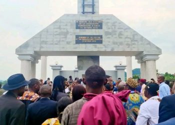 Eseka train accident monument Cameroon