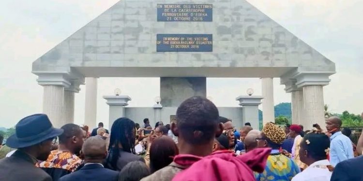 Eseka train accident monument Cameroon