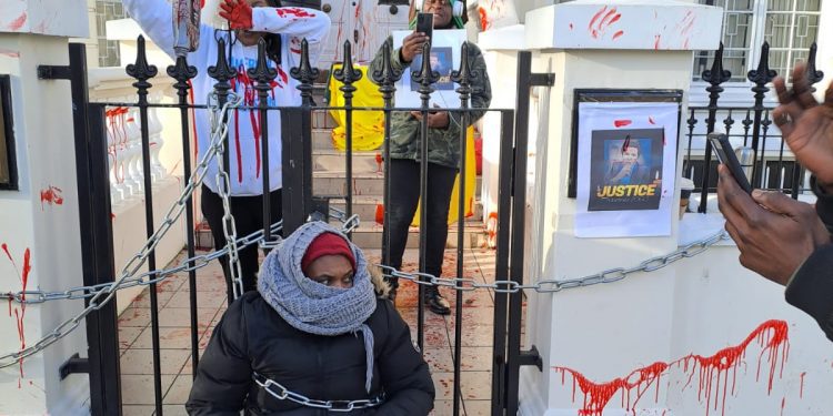 Activists protest Murder of Martinez Zogo in London