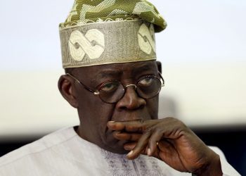 Bola Tinubu, former Lagos state governor and All Progressives Congress (APC) leader, is pictured at a party meeting in Abuja Febuary 17, 2015. REUTERS/Afolabi Sotunde/File Photo