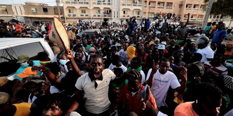 Massive protest in Senegal