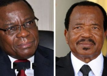 Maurice Kamto and Paul Biya of Cameroon