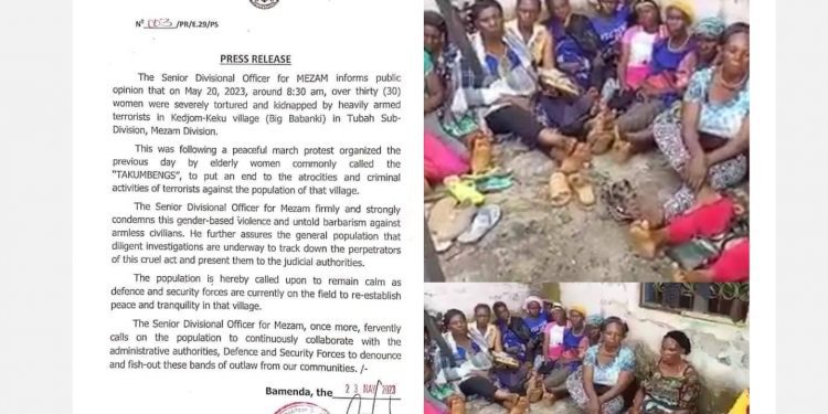 Separatists kidnap women in Big Babanki, SDO reacts