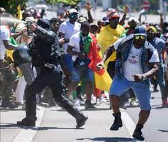 Archive Image - BAS Protesters target Cameroon President Paul Biya in Paris