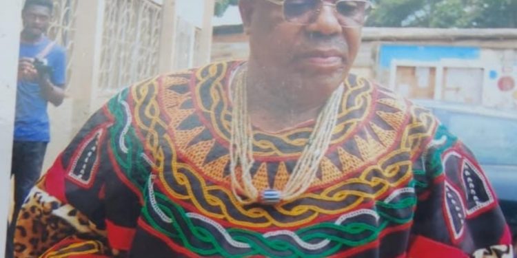 Fon Vubangsi Benjamin of Kedjom Keku (Big Babanki) speaks to MMI