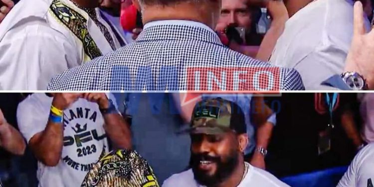 Ngannou meets Jon Jones