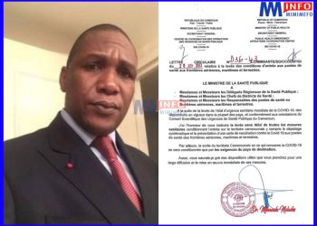 Cameroon Minister of Public Health lifts all COVID-19 Restrictions