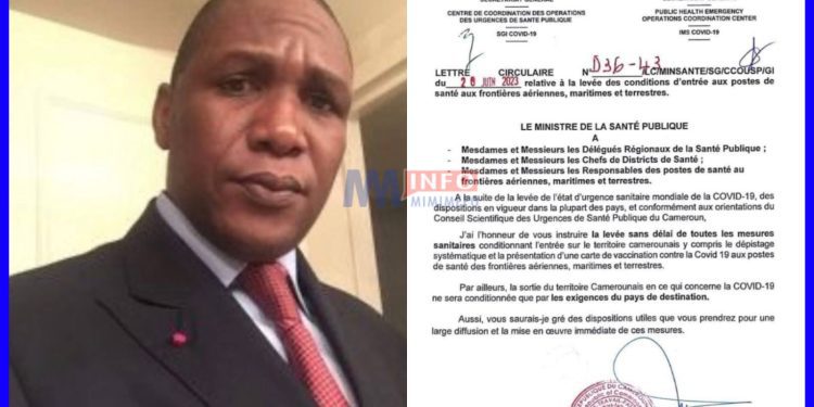 Cameroon Minister of Public Health lifts all COVID-19 Restrictions
