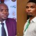 Njalla Quan congratulates Eto'o for Interpool organisation