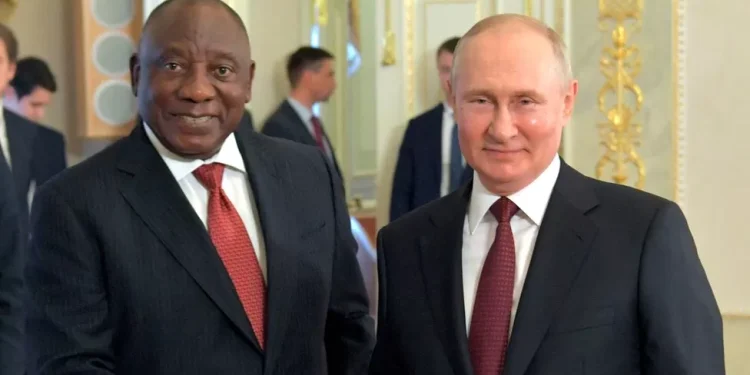 Vladimir Putin will not attend South African Summit