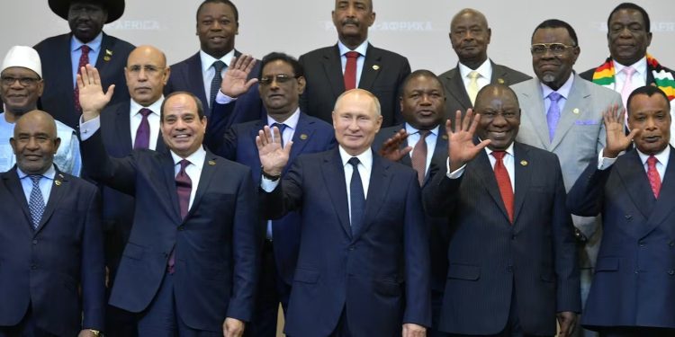 Putin Signs agreement with 40 African leaders