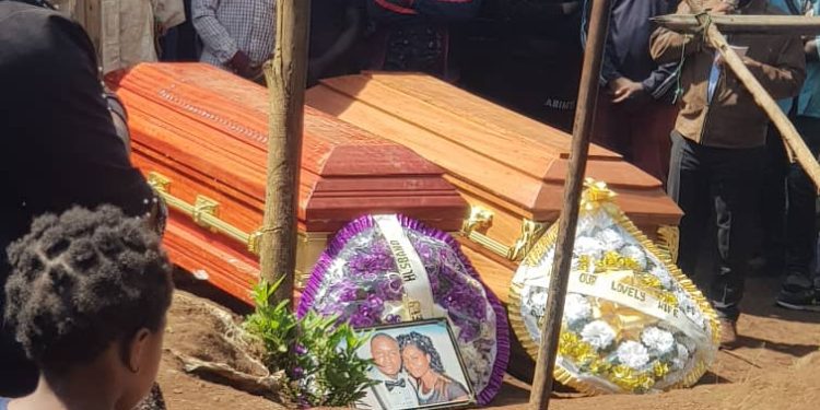 Grief, sadness as couple killed by Separatists in Nacho laid to rest in Balatchi