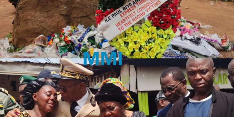 North West governor Adolf Lele L'Afrique reads condolence message on behalf of President Paul Biya (Mimi Mefo Info July 2023)