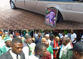 Ni John Fru Ndi laid in state in Bafoussam