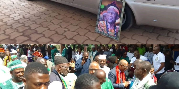 Ni John Fru Ndi laid in state in Bafoussam