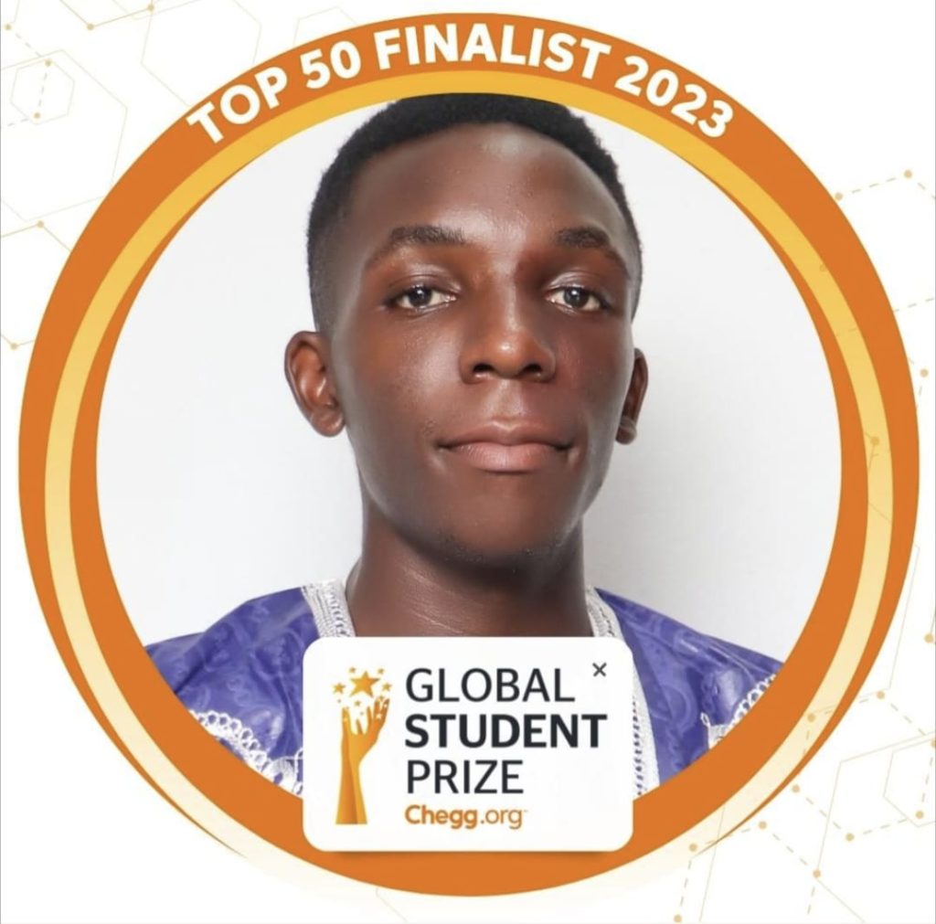 Outstanding Cameroonian student features in top 50 finalists for Prestigious international pedagogic award. Afopezi Anua-Gueleh Moses, a young Cameroonian student
