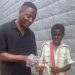 A selfless gesture by a Cameroonian kid sharing his meal comedian Grand Lawrenzo goes viral.