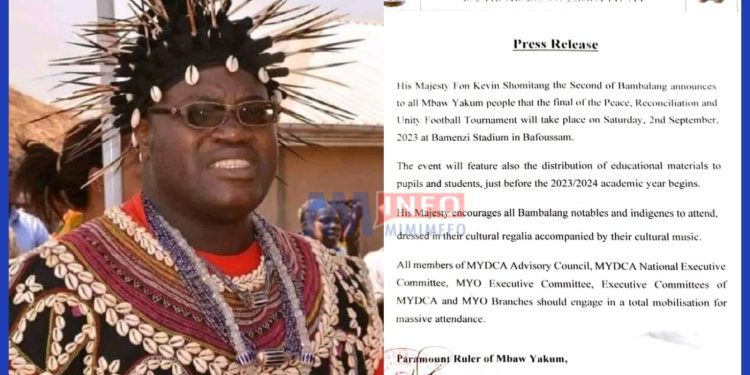 Bambalang Tournament to hold in Bafoussam