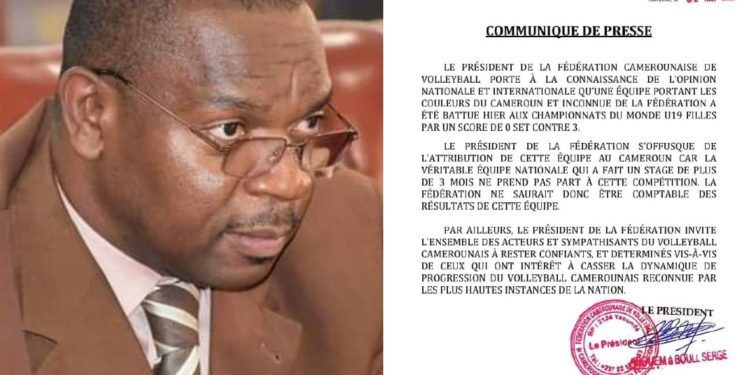 Boull Serge says Federation does not recognise team representing Cameroon