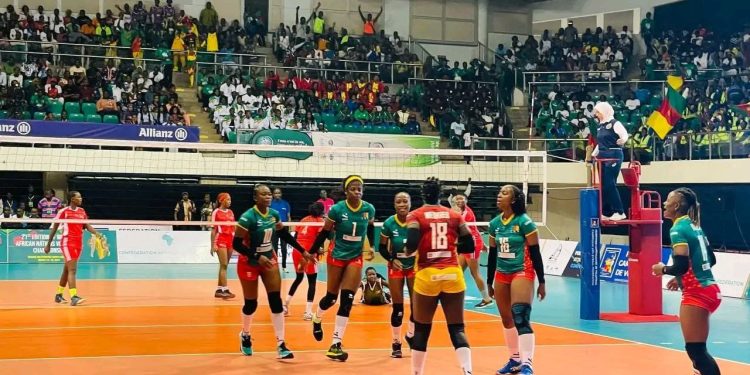 Cameroon beats Burundi in 2023 Women's Volleyball African Nations Championship.