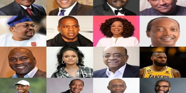 2023 Forbes List of Top 17 Richest Black People in the World.