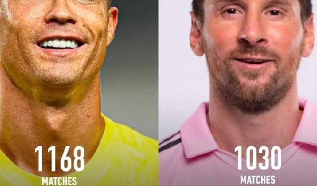Messi closing in on Ronaldo