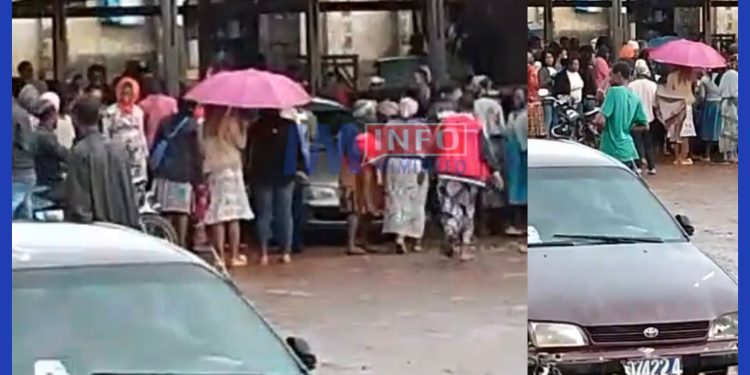 Residents celebrate first car arrival in Fundong after many months