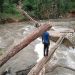 Ebangabi Bridge splits endangering life