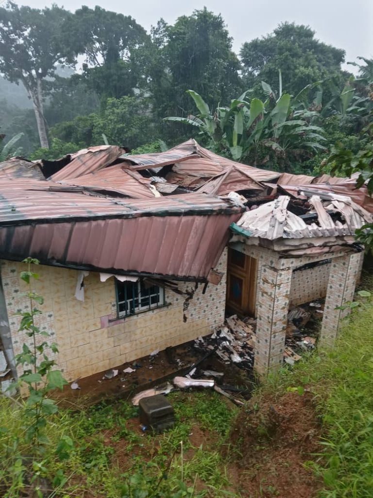 Victims of Amba attrocities in Kekukesim community, Akwaya, Cameroon