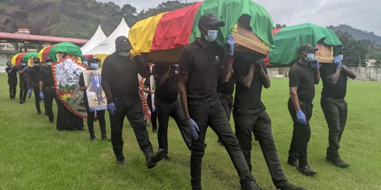 Killers of slain delegates will face punishment, authorities declare at public funeral
