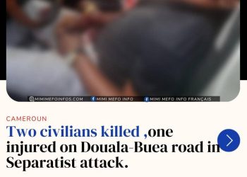 Two killed, one injured in Separatist attack in Buea
