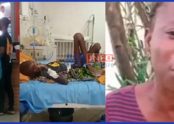 Lagos woman cries out following son's missing intestines
