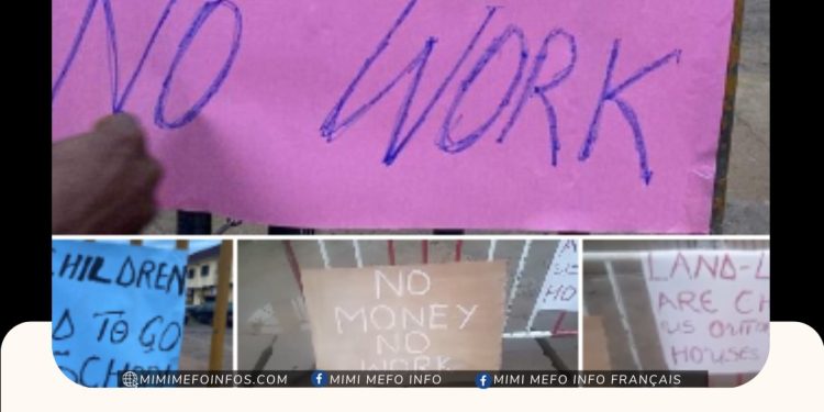 Kumba council workers protest unpaid wages