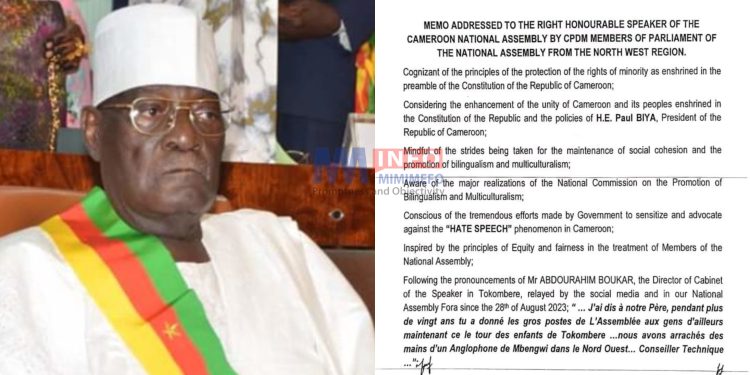 NW MPs address concerns to the President of the Cameroon national assembly