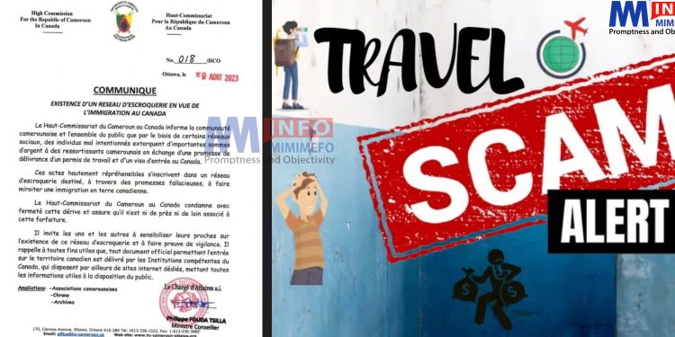 Warning against travel scams and fraudsters