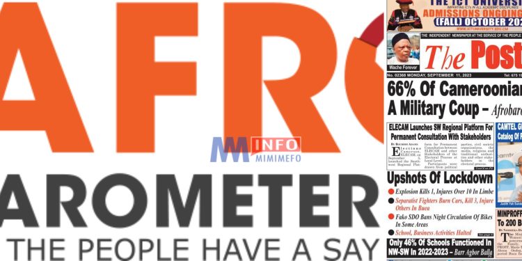 What the Afrobarometer survey on Cameroonians perception of coup in the country