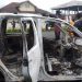 Cameroon Separatist deadly attack in Muea, Buea leaves three dead, car burned. Watch video
