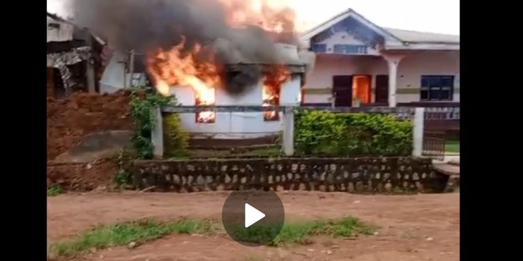 Separatists take over , burn Lus Brigade in Donga Mantung, North West Region of Cameroon