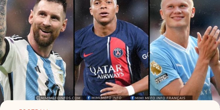 Manchester City's Erling Haaland and Paris Saint-Germain's Kylian Mbappe
