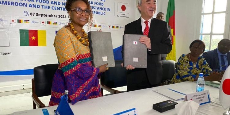 Japanese Government offers $1.4 million (FCFA 840 million) to provide food aid to refugees and internally displaced people in Cameroon