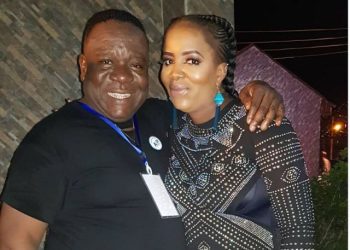 John Ikechukwu Okafor, popularly known as Mr. Ibu, and his wife, Stella Maris Okafor, the wife of the Nollywood’s iconic actor.