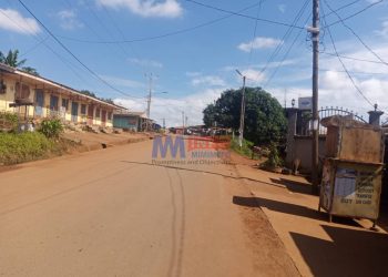 The streets of Bamenda at today deserted as people fear being attacked
